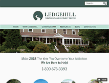 Tablet Screenshot of ledgehill.com